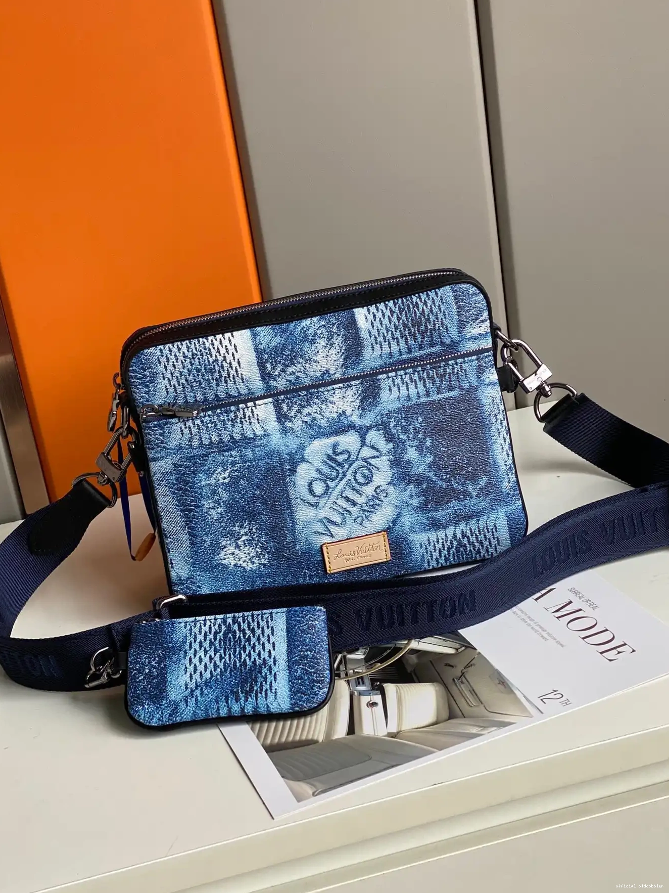 Official oldcobbler LOUIS VUITTON MESSENGER TRIO 0606